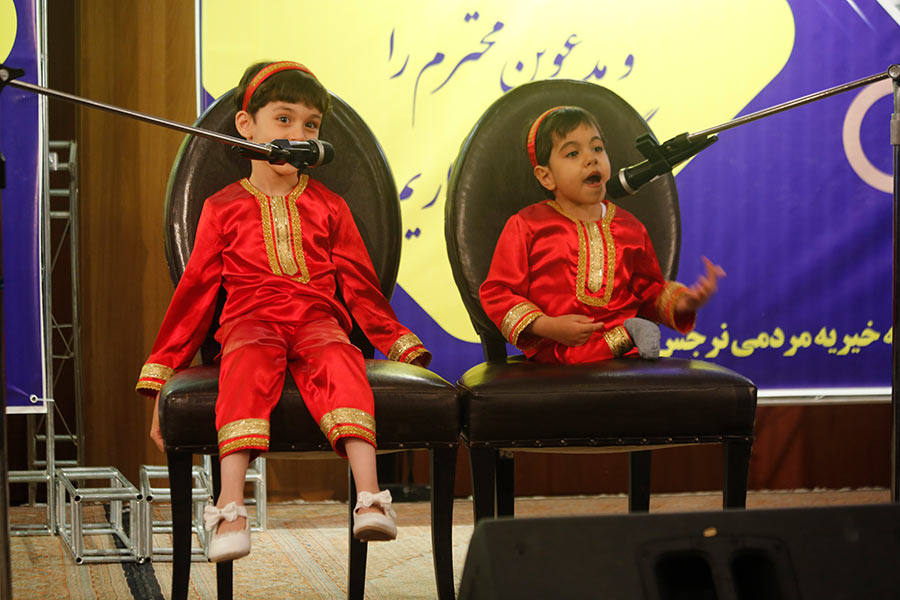 اجرای باران و مهدیه در مراسم هتل شیراز موسسه خیریه نرجس شیراز